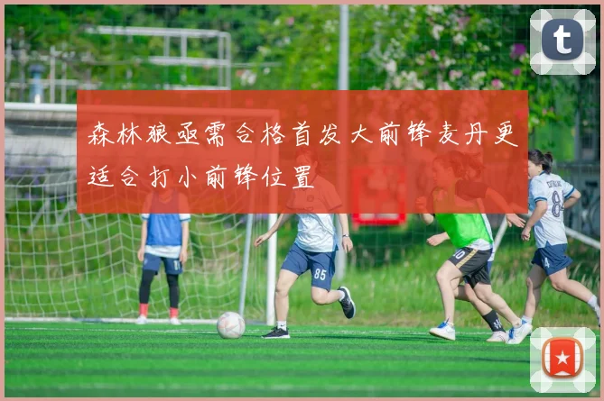 森林狼亟需合格首发大前锋麦丹更适合打小前锋位置